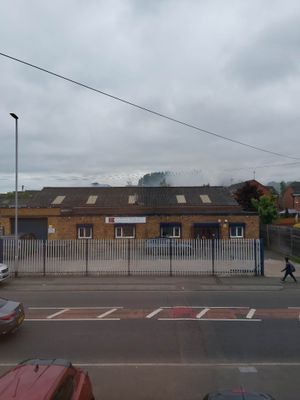 Fire in Wharf Mews, Netherton, Dudley. Photo: Kerrie Jones