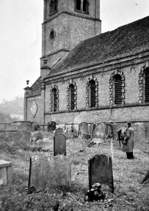 The abandoned church in May 1939.