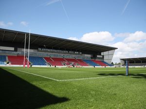 A general view of a stand at the Salford Community Stadium