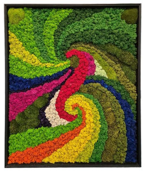 The artwork, titled 'Little Warrior', donated by local artist Bianca, founder of Ecoluxe Deco