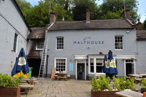 The Malthouse, in Ironbridge, was hit by a blaze on Saturday