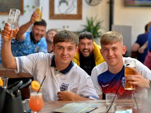 Supporting image for story: England fans Czech into the pub to watch the game