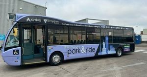The new park and ride buses in Shrewsbury. Photo: Shropshire Council