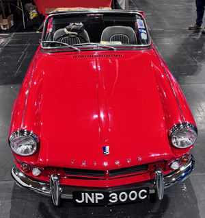 The gleaming Shropshire Spitfire at the Practical Classics Restoration Show.