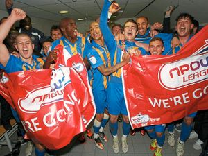 Supporting image for story: The day Shrewsbury Town climbed back to the third tier