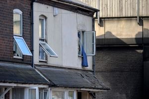 The scene in Walsall