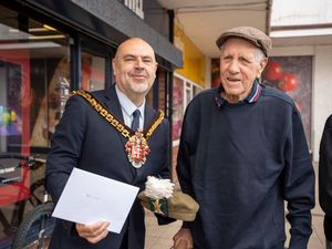 Supporting image for story: Birthday surprise for 98-year-old Wolverhampton war veteran