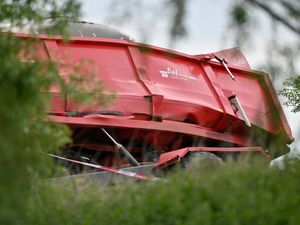 Supporting image for story: Man arrested after train crashes into tractor trailer near Leominster, injuring passengers