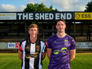 Supporting image for story: Stafford Rangers unveil their new 150th anniversary kits for next season