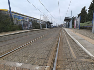 Supporting image for story: Disruption on West Midlands Metro as tram lines blocked by vehicle