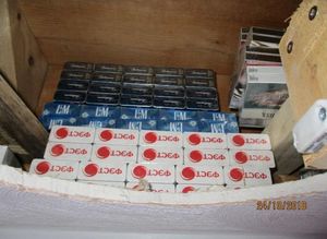 Some of the illegal cigarettes