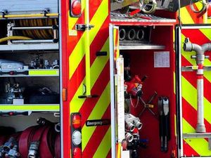 Supporting image for story: Fire service called to two-car crash outside hotel