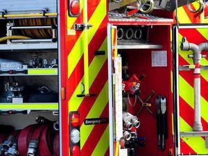 Supporting image for story: Fire service called to two-car crash outside hotel