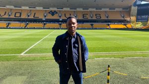 Delroy Corinaldi at Molineux, within a stone's throw of where he was brought up