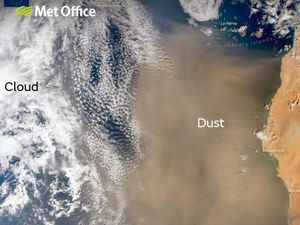 Supporting image for story: Saharan dust cloud today could cover cars and create a stunning sunset for Shropshire