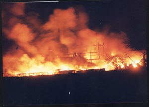 Devastation at Cox's Chemicals.