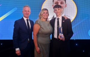 Intermediate Apprentice of the Year award presented by National World regional director for Central, West Midlands and Southern Regions Gary Blurton to winner Harry Bown, right, of Fairlawns Hotel & Spa