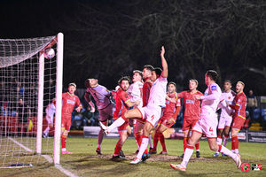 Alfreton v Walsall match action (pic Owen Russell)