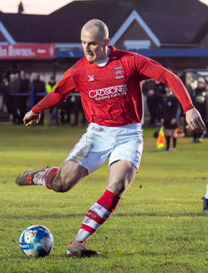 Whitchurch Alport's all-time leading scorer Alex Hughes only returned to the club last month. (Image by Liam Pritchard)