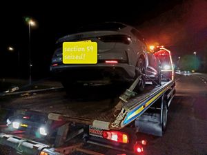 Police said they had seized one vehicle.