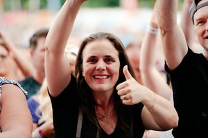 Crowds at Let's Rock Shrewsbury 2019