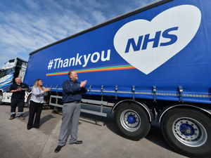 Supporting image for story: Message of thanks to NHS from Dudley logistics company