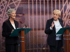Supporting image for story: Humphreys and Connolly make pitch to voters in final presidential TV debate