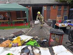 Supporting image for story: Fire crews tackle fire at community centre in Pensnett as people warned to avoid the area