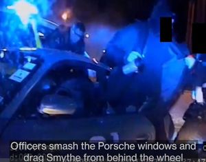 Footage from the dramatic car chase and subsequent arrest by West Midlands Police