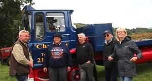 The judges and competitors having a laugh