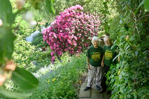 Yoland and Roger Brown are opening their garden this weekend for the National Garden Scheme)