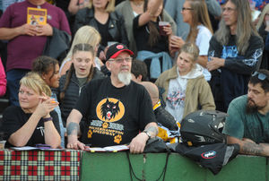 The 90th annivesary speedway meeting between Wolverhampton Wolves and Poole, at Monmore Green, Wolverhampton, 2018