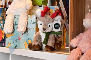 The shop is gearing up for Christmas