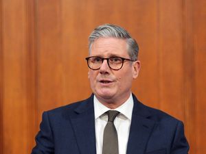 Prime Minister Sir Keir Starmer speaking during a press conference in the Downing Street Briefing Room in London