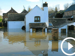 Supporting image for story: Video: Property in Ironbridge flooded