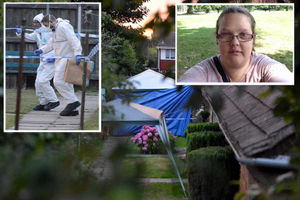 Police at the scene, and Susan Whiting