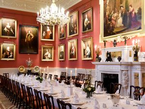 Supporting image for story: Flooded 17th century Weston Park room 'simply stunning' after renovation - in pictures