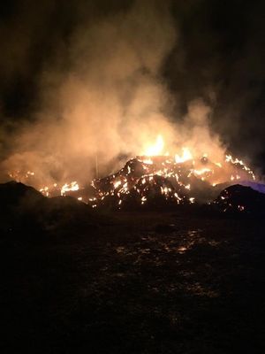 The blaze. Pic: https://twitter.com/SFRS_Wenlock