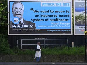 Supporting image for story: Billboards take aim at Nigel Farage and his Brexit Party