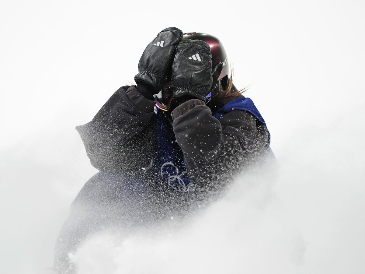 Mia Brookes narrowly misses medal after bold trick in Olympic snowboard final