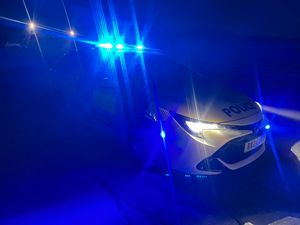 The pursuit during the night was abandoned, but the driver was subsequently arrested later on. Photo: Brierley Hill Police