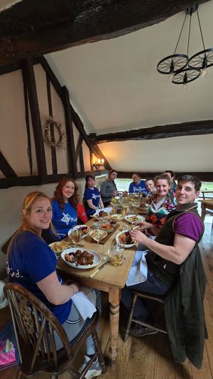 Team at the 'ramble and roast'