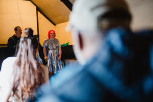 Q+A with Rob Lindsay of The Space and Alex Billingham. Picture by Lee Allen, courtesy of Creative Black Country.