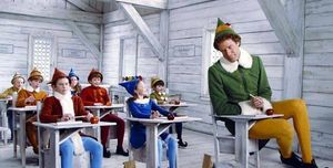 A scene from Elf, the movie