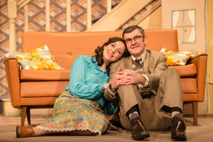 Sarah Earnshaw as Betty & Joe Pasquale as Frank Spencer in Some Mothers Do 'Av 'Em. Picture by: Scott Rylander