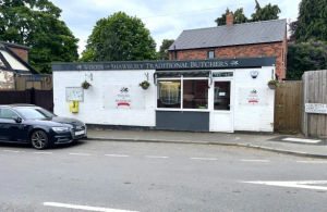 The former butcher's on Church Street in Shawbury, has been put for sale. Photo: Andrew Dixon and Co/Zoopla