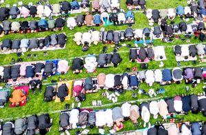 Eid celebrations at Small Heath Park, Birmingham. March 20, 2026. 