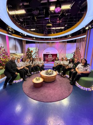 The Black Country Community Gospel Choir performed carols on BBC's The One Show