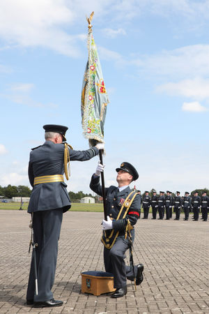 RAF Cosford hosted a parade to celebrate the station's 85th anniversary.