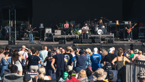 Music fans enjoying three acts on the final night of Forest Live